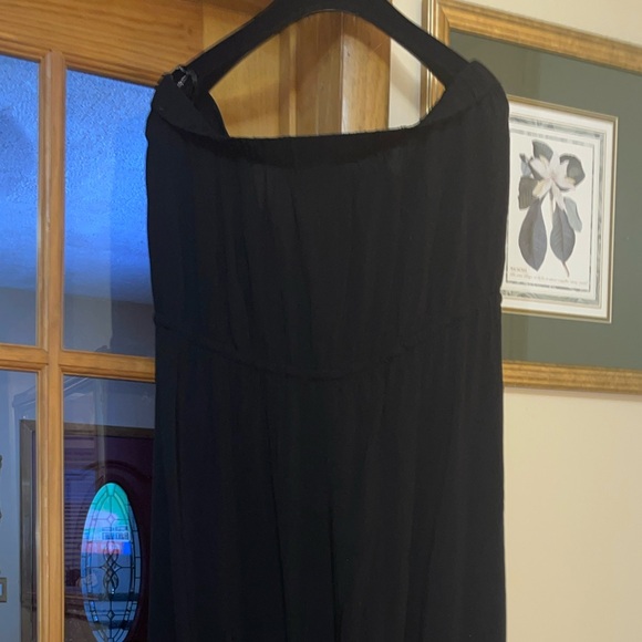 City Chic Summer Nights black strapless dress with tassel 16W NWT lbd autumn - Picture 8 of 8